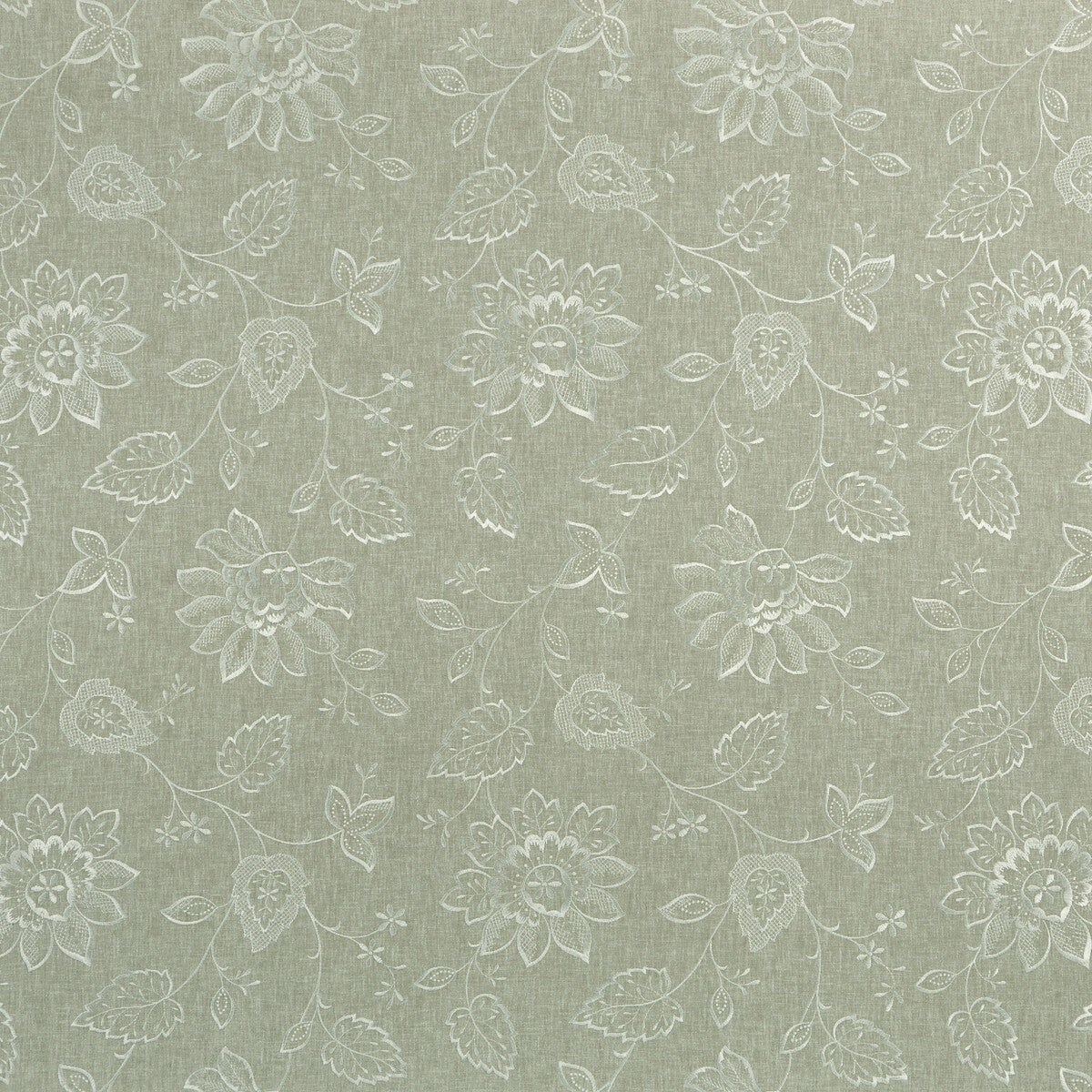 Liliana fabric in dove color - pattern F1007/02.CAC.0 - by Clarke And Clarke in the Clarke &amp; Clarke Halcyon collection