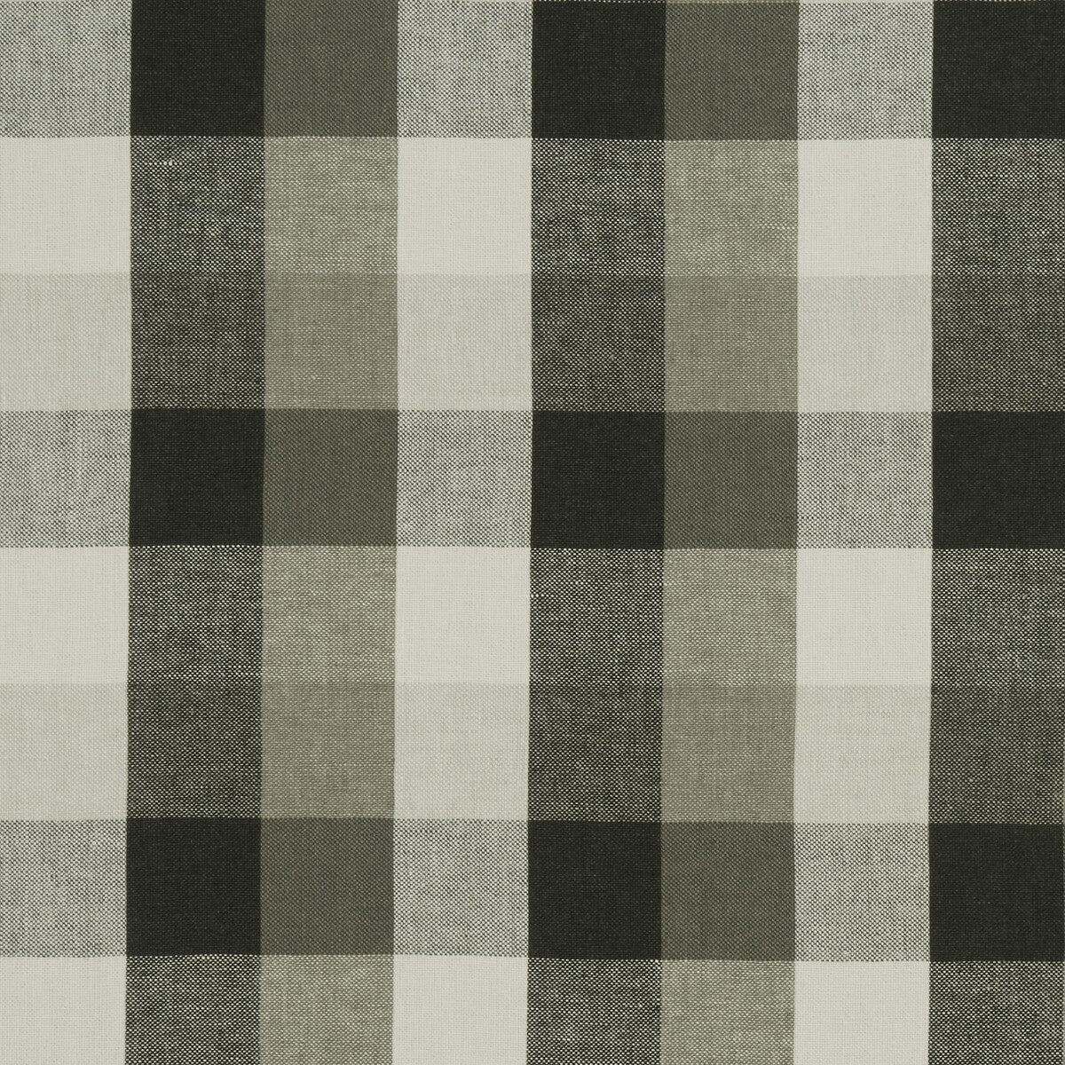 Austin Check fabric in charcoal color - pattern F1042/01.CAC.0 - by Clarke And Clarke in the Clarke &amp; Clarke Castle Garden collection
