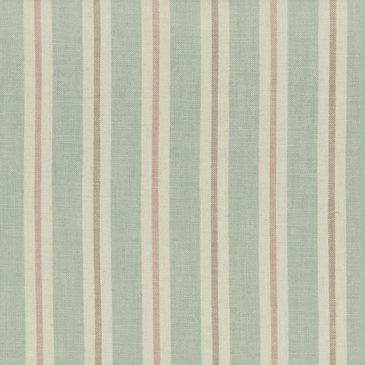 Sackville Stripe fabric in mineral/blush color - pattern F1046/05.CAC.0 - by Clarke And Clarke in the Clarke &amp; Clarke Castle Garden collection