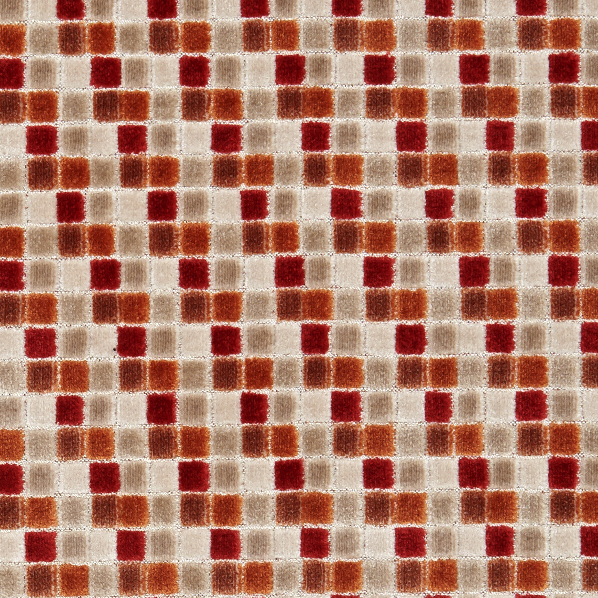 Tribeca fabric in spice color - pattern number F1086/08.CAC.0 - by Clarke And Clarke in the Clarke &amp; Clarke Manhattan collection