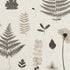 Herbarium fabric in charcoal/natural color - pattern F1089/02.CAC.0 - by Clarke And Clarke in the Clarke & Clarke Botanica collection