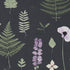 Herbarium fabric in heather/ebony color - pattern F1089/03.CAC.0 - by Clarke And Clarke in the Clarke & Clarke Botanica collection