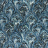 Pavone fabric in teal color - pattern F1094/04.CAC.0 - by Clarke And Clarke in the Clarke & Clarke Botanica collection