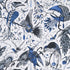 Audubon fabric in blue color - pattern F1108/01.CAC.0 - by Clarke And Clarke in the Animalia By Emma J Shipley For C&C collection
