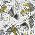 Audubon fabric in gold color - pattern F1108/02.CAC.0 - by Clarke And Clarke in the Animalia By Emma J Shipley For C&C collection