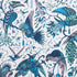 Audubon fabric in jungle color - pattern F1108/03.CAC.0 - by Clarke And Clarke in the Animalia By Emma J Shipley For C&C collection