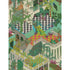 Miami fabric in olivegreen multi color - pattern F111/4013.CS.0 - by Cole & Son in the Cole & Son Contemporary Fabrics collection