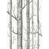 Woods fabric in blk wht color - pattern F111/7026L.CS.0 - by Cole & Son in the Cole & Son Contemporary Fabrics collection