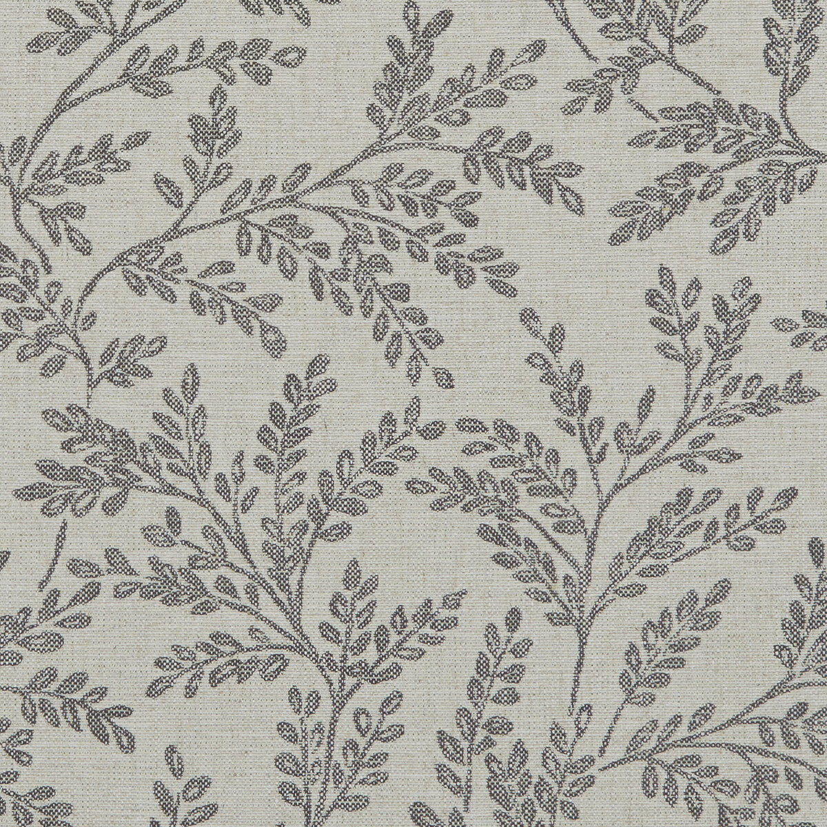 Ferndown fabric in charcoal color - pattern F1179/02.CAC.0 - by Clarke And Clarke in the Clarke &amp; Clarke Heritage collection