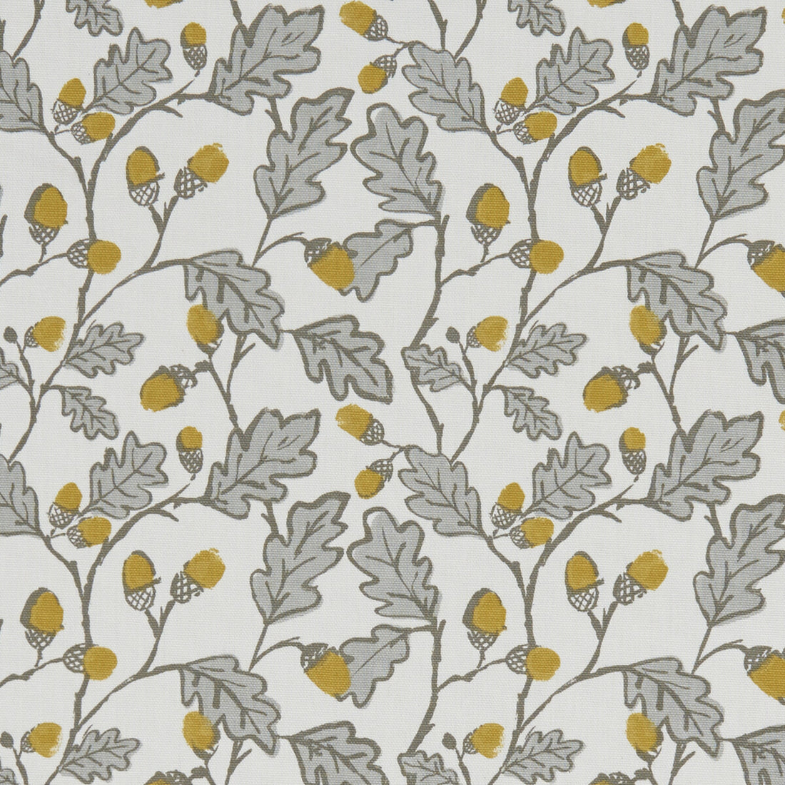 Acorn Trail fabric in natural color - pattern F1182/02.CAC.0 - by Clarke And Clarke in the Land &amp; Sea By Studio G For C&amp;C collection