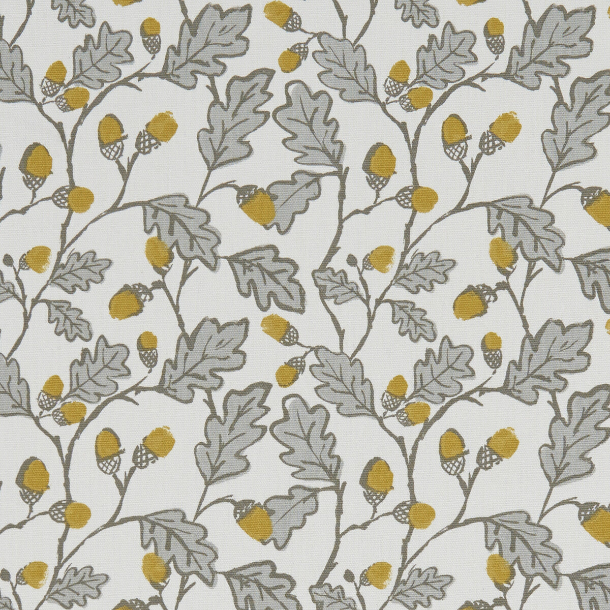 Acorn Trail fabric in natural color - pattern F1182/02.CAC.0 - by Clarke And Clarke in the Land &amp; Sea By Studio G For C&amp;C collection