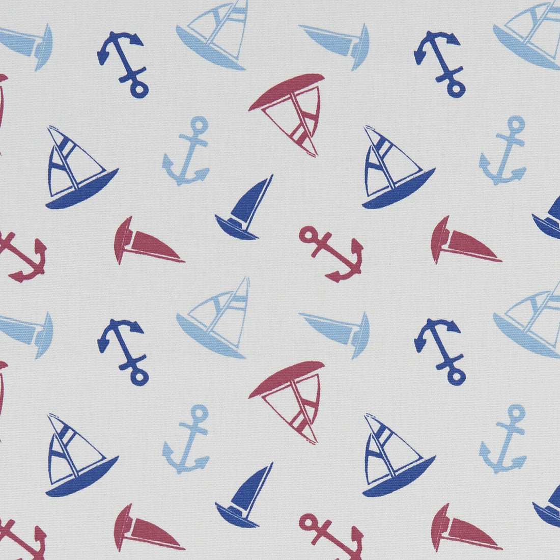Ahoy fabric in marine color - pattern F1183/01.CAC.0 - by Clarke And Clarke in the Land &amp; Sea By Studio G For C&amp;C collection