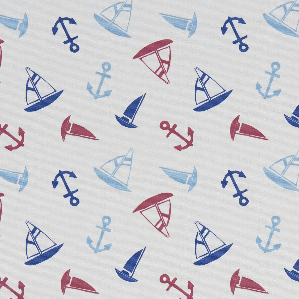 Ahoy fabric in marine color - pattern F1183/01.CAC.0 - by Clarke And Clarke in the Land &amp; Sea By Studio G For C&amp;C collection