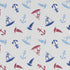 Ahoy fabric in marine color - pattern F1183/01.CAC.0 - by Clarke And Clarke in the Land & Sea By Studio G For C&C collection