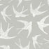 Fly Away fabric in grey color - pattern F1187/02.CAC.0 - by Clarke And Clarke in the Land & Sea By Studio G For C&C collection