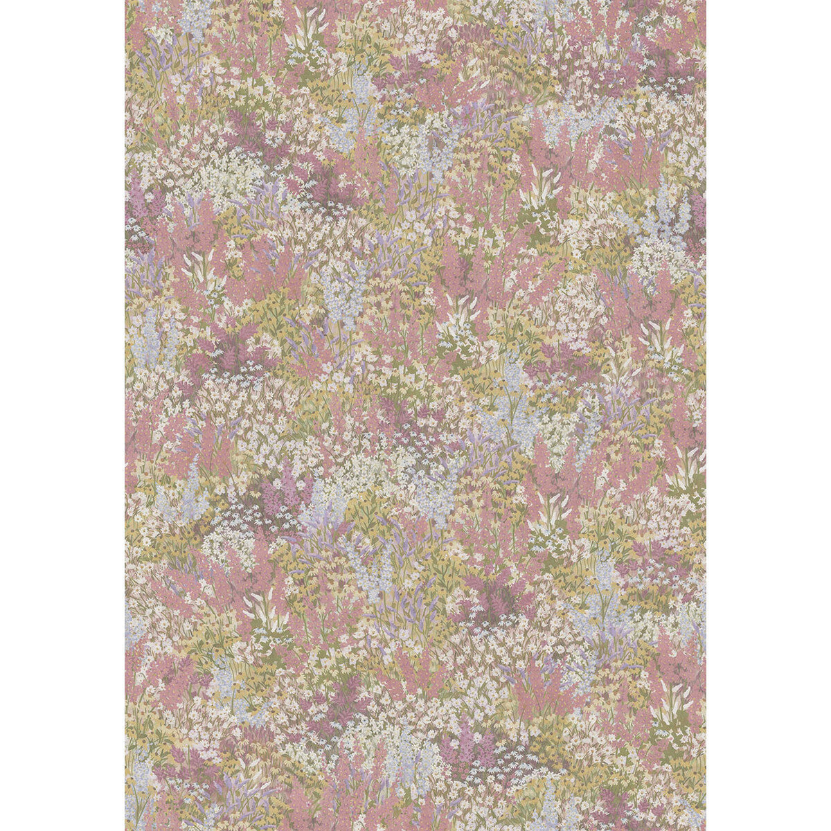 Petite Fleur Satin fabric in blush color - pattern number F121/1005.CS.0 - by Cole &amp; Son in the Cole &amp; Son The Gardens Vol. II collection