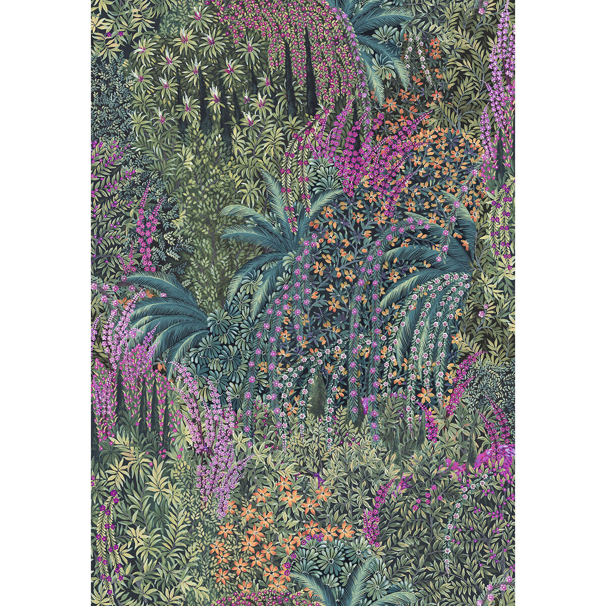 Cascade Velvet fabric in teal color - pattern number F121/3017.CS.0 - by Cole &amp; Son in the Cole &amp; Son The Gardens Vol. II collection