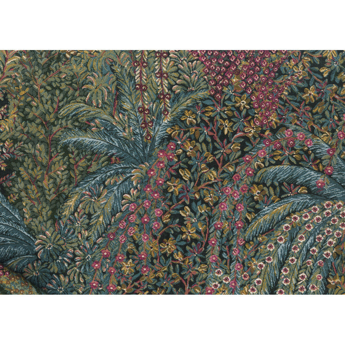 Cascade Jacquard fabric in viridian color - pattern number F121/4021.CS.0 - by Cole &amp; Son in the Cole &amp; Son The Gardens Vol. II collection