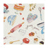 Bake Off fabric in cream color - pattern F1254/01.CAC.0 - by Clarke And Clarke in the Village Life By Studio G For C&C collection