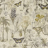 Botany fabric in charcoal/chartreuse color - pattern F1297/01.CAC.0 - by Clarke And Clarke in the Clarke & Clarke Exotica collection