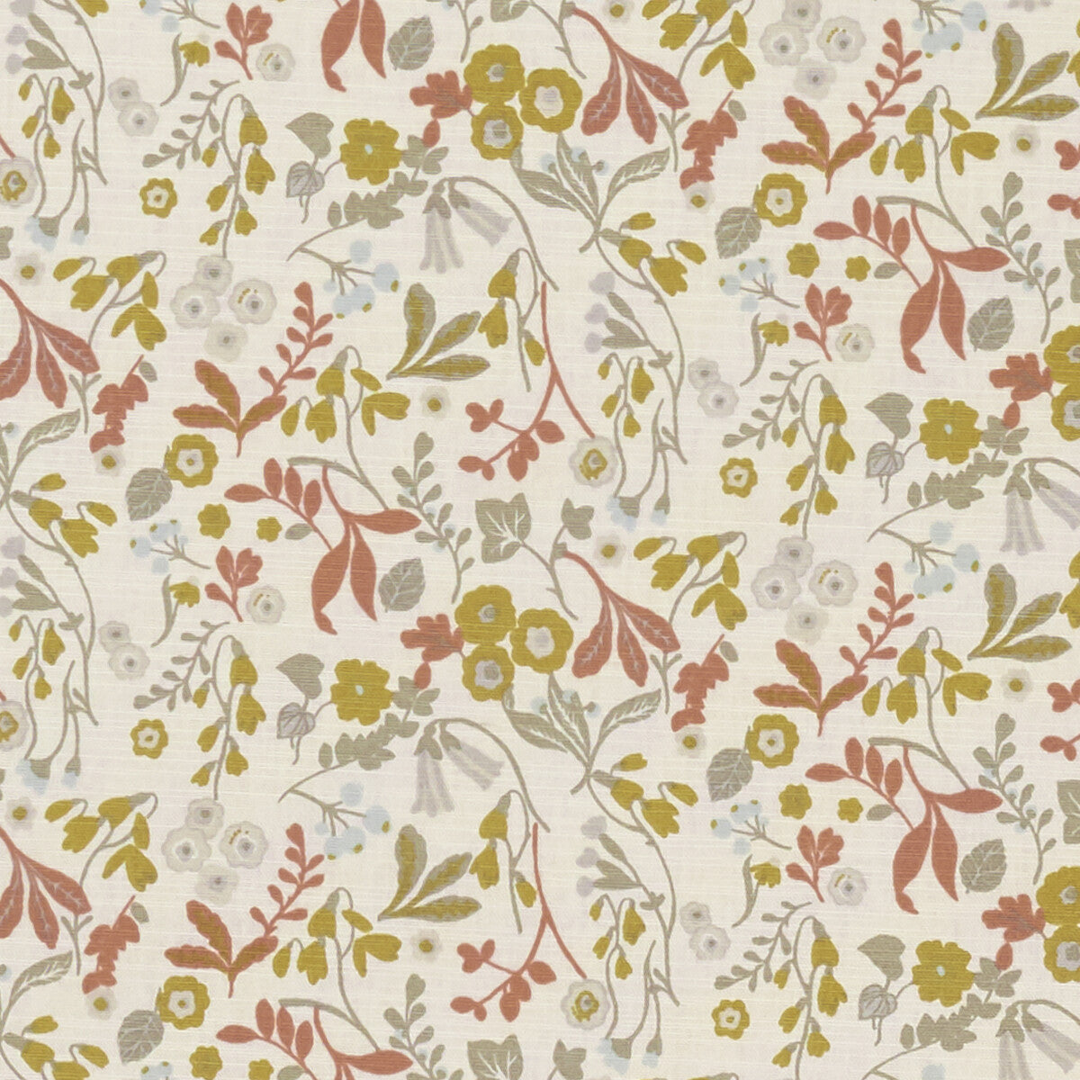 Ashbee fabric in ochre color - pattern F1312/04.CAC.0 - by Clarke And Clarke in the Sherwood By Studio G For C&amp;C collection