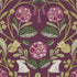 Forester fabric in plum color - pattern F1314/04.CAC.0 - by Clarke And Clarke in the Sherwood By Studio G For C&C collection