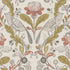 Orchard Birds fabric in birds ochre color - pattern F1316/03.CAC.0 - by Clarke And Clarke in the Sherwood By Studio G For C&C collection