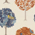 Sherwood fabric in denim/spice color - pattern F1317/01.CAC.0 - by Clarke And Clarke in the Sherwood By Studio G For C&C collection