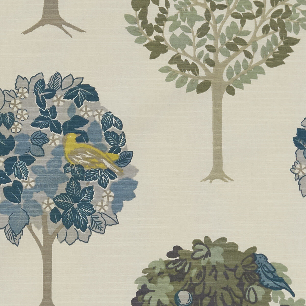 Sherwood fabric in forest/chartreuse color - pattern F1317/02.CAC.0 - by Clarke And Clarke in the Sherwood By Studio G For C&amp;C collection