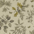 Hortus fabric in charcoal/ochre color - pattern F1329/02.CAC.0 - by Clarke And Clarke in the Clarke & Clarke Eden collection
