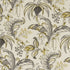 Ophelia fabric in charcoal/ochre color - pattern F1330/01.CAC.0 - by Clarke And Clarke in the Clarke & Clarke Eden collection