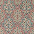 Persia fabric in denim/raspberry color - pattern F1332/02.CAC.0 - by Clarke And Clarke in the Clarke & Clarke Eden collection