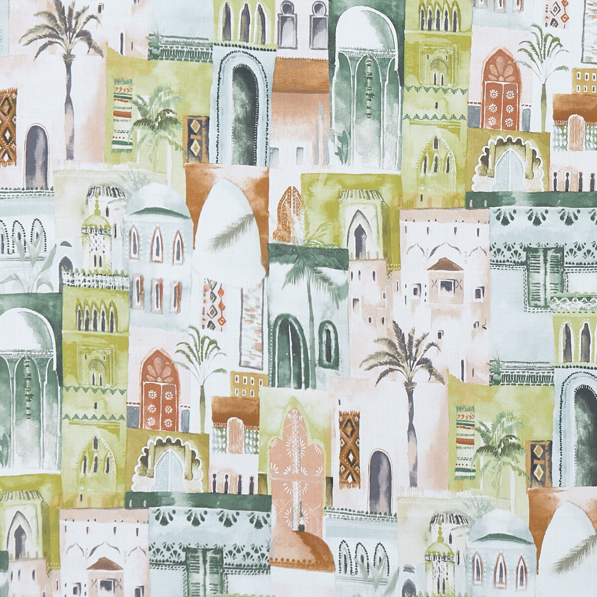 Marrakech fabric in apple color - pattern F1368/01.CAC.0 - by Clarke And Clarke in the Clarke &amp; Clarke Prince Of Persia collection