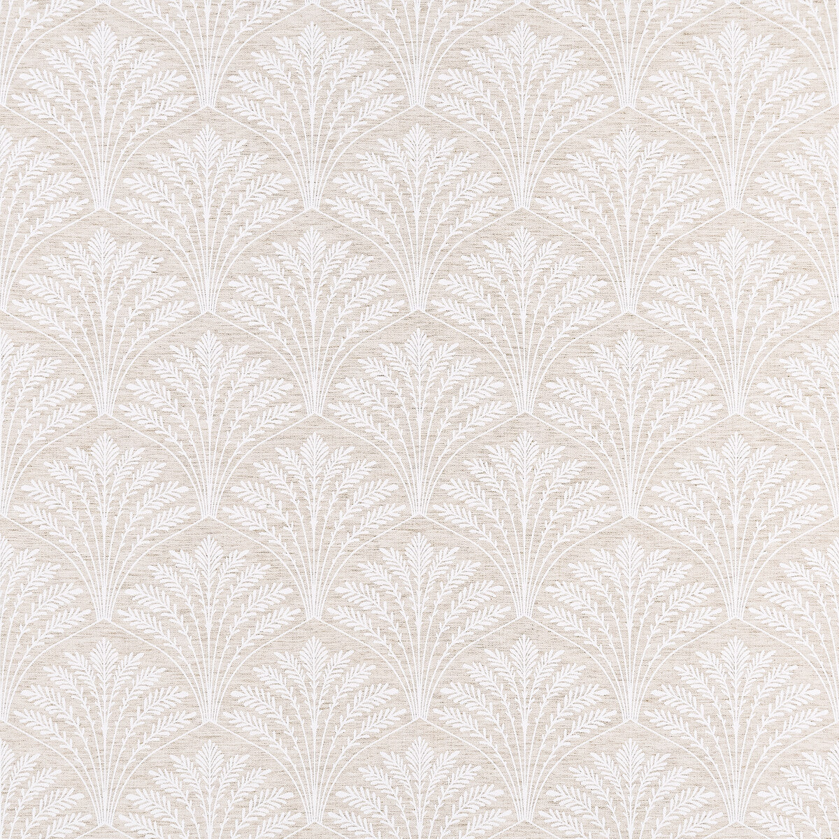 Freja fabric in sand color - pattern F1413/05.CAC.0 - by Clarke And Clarke in the Marika By Studio G For C&amp;C collection