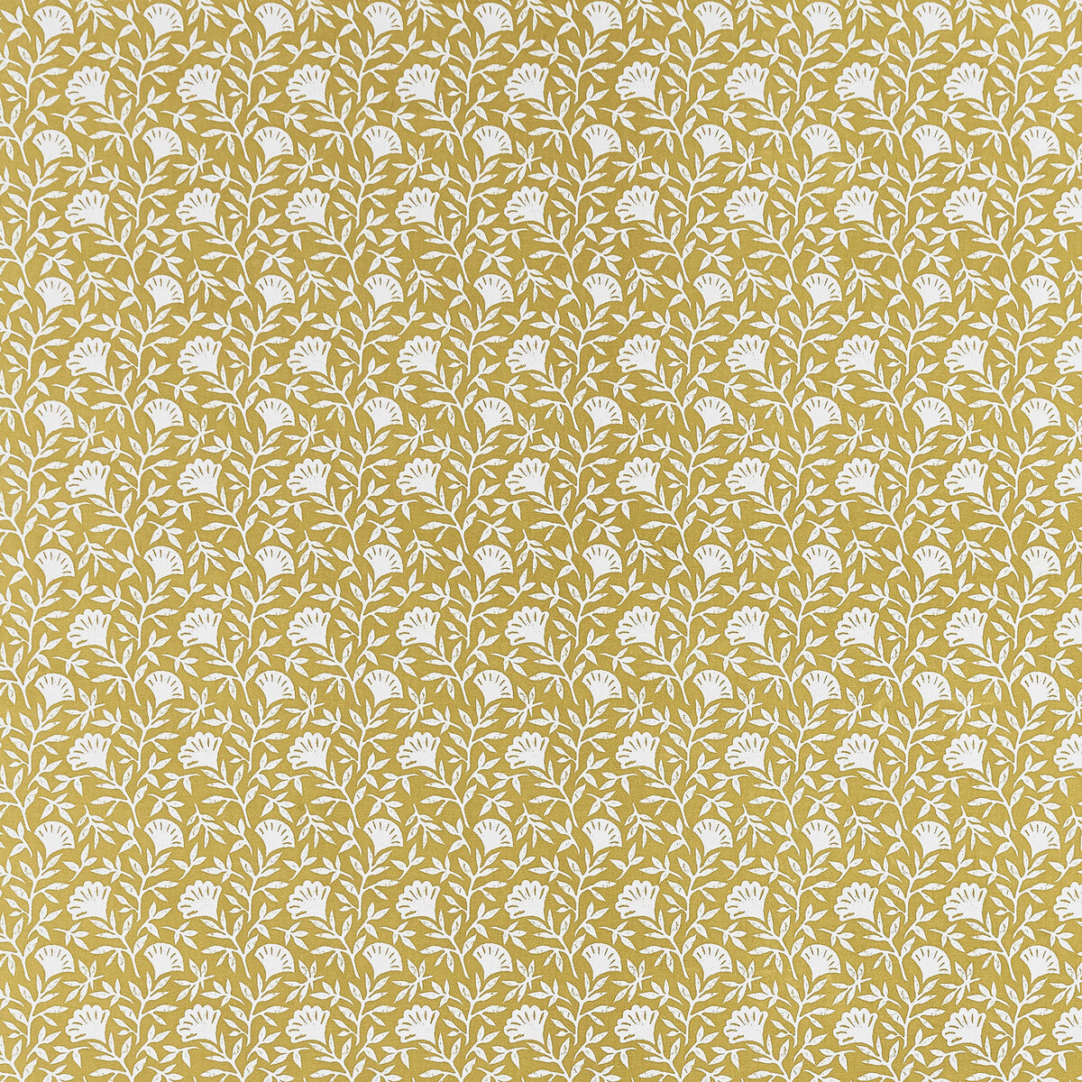 Melby fabric in ochre color - pattern F1465/05.CAC.0 - by Clarke And Clarke in the Bohemia By Studio G For C&amp;C collection