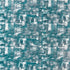 Tessellati fabric in teal/gilver color - pattern F1472/05.CAC.0 - by Clarke And Clarke in the Clarke & Clarke Metalli collection