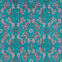 Caspian Velvet fabric in teal color - pattern F1474/03.CAC.0 - by Clarke And Clarke in the Wilderie By Emma J Shipley For C&C collection