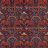 Zambezi Velvet fabric in wine color - pattern F1481/03.CAC.0 - by Clarke And Clarke in the Wilderie By Emma J Shipley For C&C collection