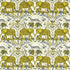 Zambezi Linen fabric in gold color - pattern F1495/01.CAC.0 - by Clarke And Clarke in the Wilderie By Emma J Shipley For C&C collection