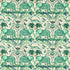 Zambezi Linen fabric in green color - pattern F1495/02.CAC.0 - by Clarke And Clarke in the Wilderie By Emma J Shipley For C&C collection