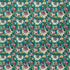 Paradise fabric in teal velvet color - pattern F1520/04.CAC.0 - by Clarke And Clarke in the Amazonia By Studio G For C&C collection