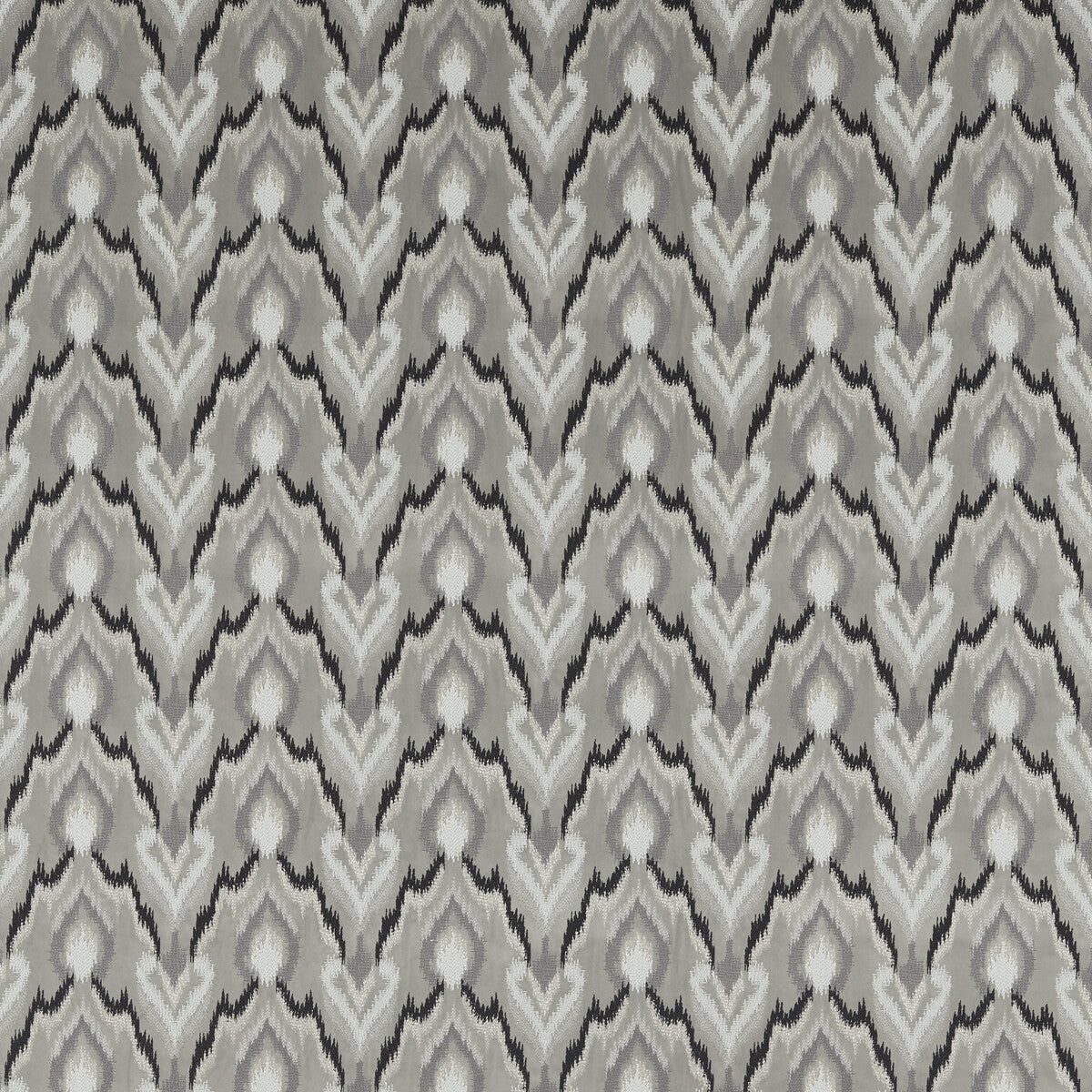Velluto fabric in pewter color - pattern F1549/03.CAC.0 - by Clarke And Clarke in the Clarke &amp; Clarke Dimora collection