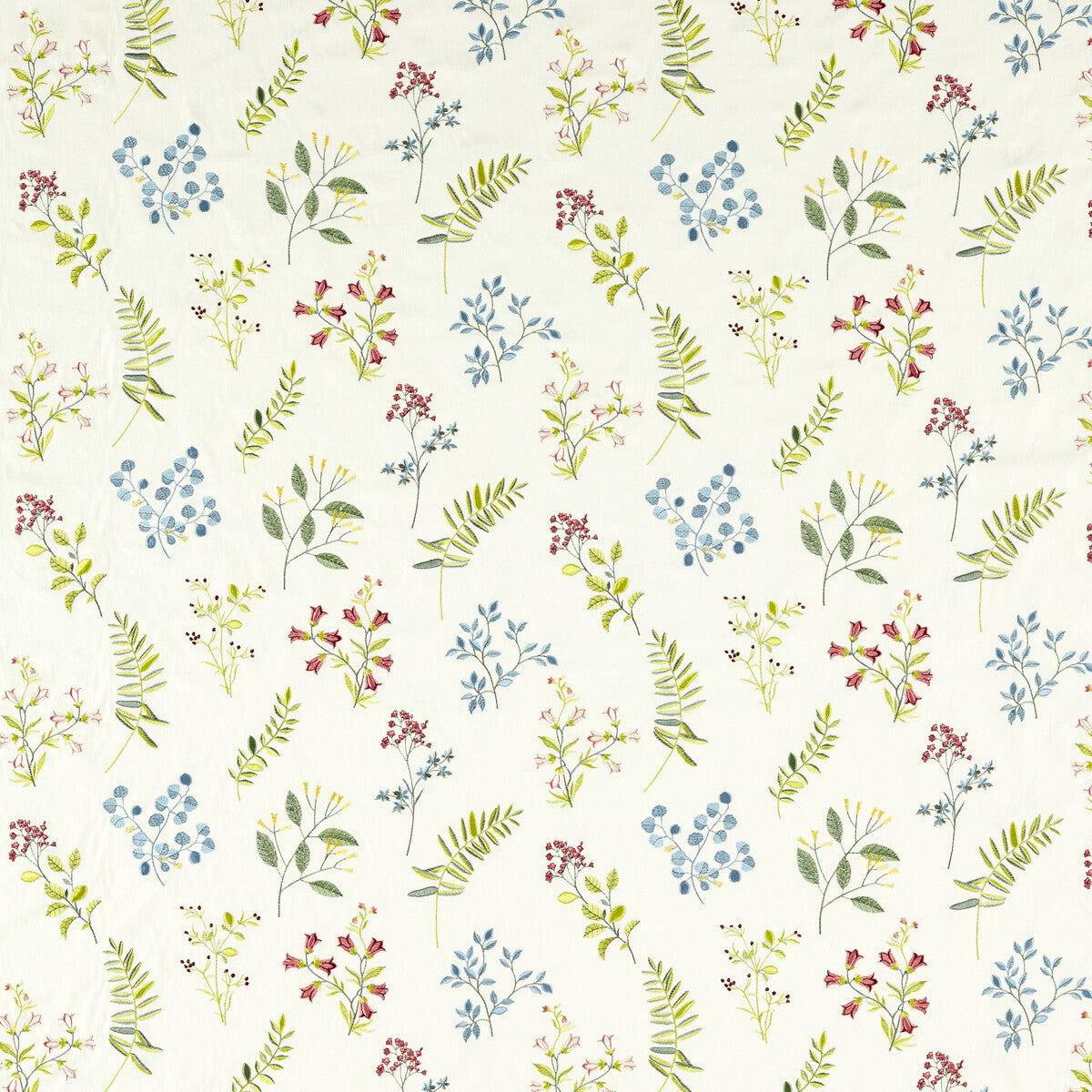 Brigitte fabric in summer color - pattern F1554/05.CAC.0 - by Clarke And Clarke in the Clarke &amp; Clarke Pavilion collection