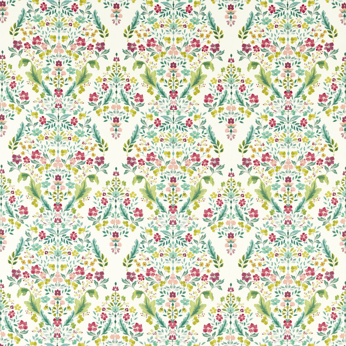 Gawthorpe fabric in multi color - pattern F1559/02.CAC.0 - by Clarke And Clarke in the Country Escape By Studio G For C&amp;C collection