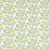 New Grove fabric in denim/citrus color - pattern F1560/02.CAC.0 - by Clarke And Clarke in the Country Escape By Studio G For C&C collection