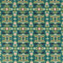 Wonderlust Tea Story fabric in teal velvet color - pattern F1592/02.CAC.0 - by Clarke And Clarke in the Clarke & Clarke Botanical Wonders Fabric collection