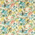 Sapphire Garden fabric in ivory color - pattern F1603/01.CAC.0 - by Clarke And Clarke in the Clarke & Clarke Botanical Wonders Fabric collection