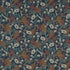Hazelbury Linen fabric in midnight/spice color - pattern F1648/03.CAC.0 - by Clarke And Clarke in the Ferndene collection