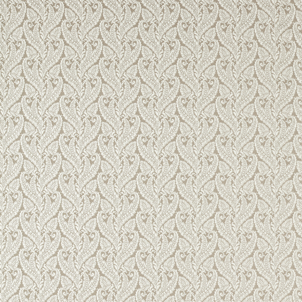 Regale fabric in ivory mocha color - pattern F1659/02.CAC.0 - by Clarke And Clarke in the Clarke &amp; Clarke Marianne collection