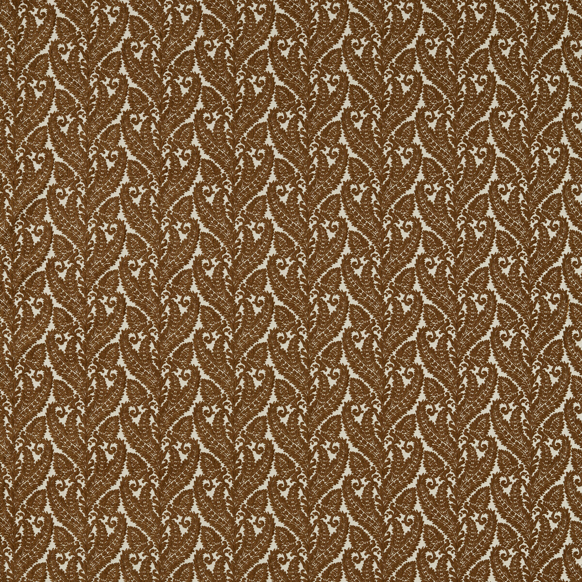 Regale fabric in russet color - pattern F1659/03.CAC.0 - by Clarke And Clarke in the Clarke &amp; Clarke Marianne collection